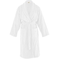 Халат DELUX S/M, білий Tiseco 3520WHITE