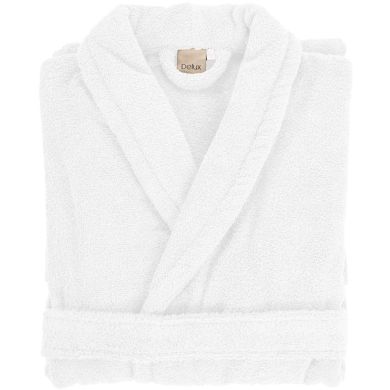 Халат DELUX S/M, білий Tiseco 3520WHITE