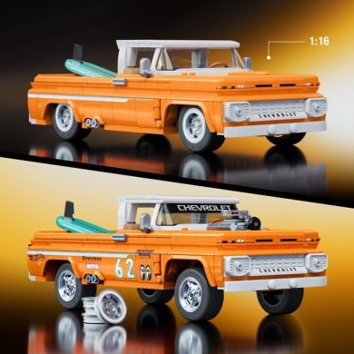 Колекційна машинка-конструктор Chevy серії Elite Mattel Brick Shop JFT20