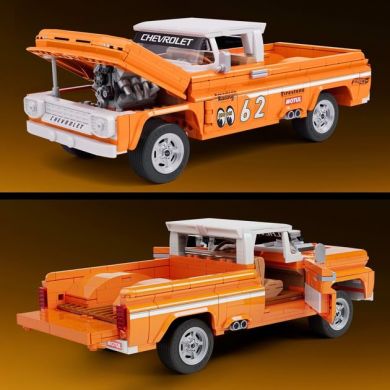 Колекційна машинка-конструктор Chevy серії Elite Mattel Brick Shop JFT20