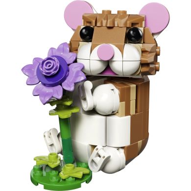 Конструктор LEGO Creator Чарівний хом'як з квіткою 31376