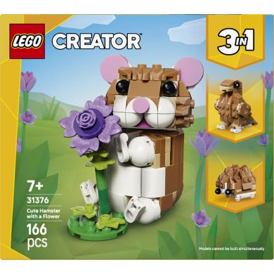 Конструктор LEGO Creator Чарівний хом'як з квіткою 31376