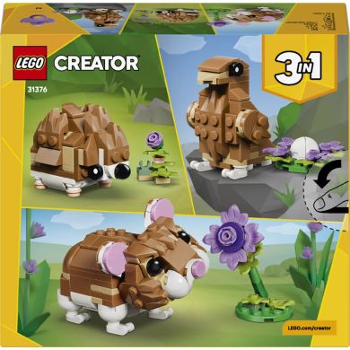 Конструктор LEGO Creator Чарівний хом'як з квіткою 31376