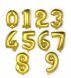 Шарик FlexMetal Цифра 6 86 см gold 901766