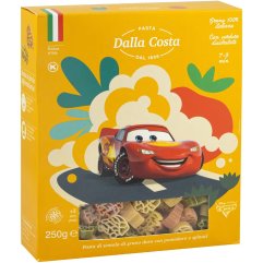 Макарони Dalla Costa Тачки 250 г (Cars) 8016419400302