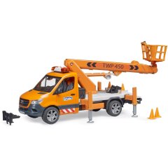 Машинка игрушечная Mercedes Sprinter сервисной службы с телескопической люлькой Bruder 2679