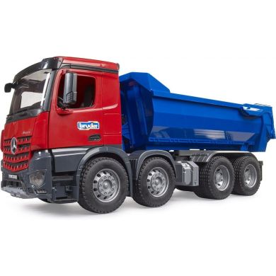 Машинка игрушечная самосвал Mercedes-Benz красно-синий Bruder 03621