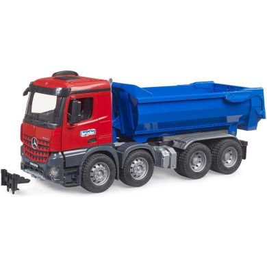 Машинка игрушечная самосвал Mercedes-Benz красно-синий Bruder 03621