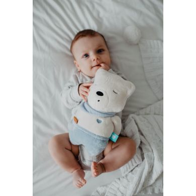 М'яка игрушка для сна MyHummy Teddy Bear Simon с датчиком сна IMA05020769, Синій