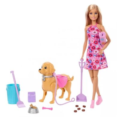 Набір Barbie Прогулянка з песиком JJB46