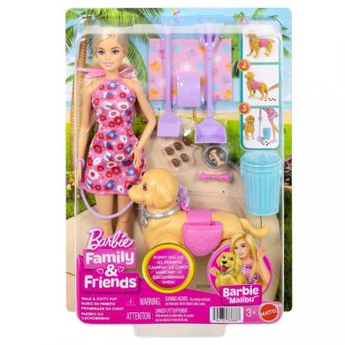 Набір Barbie Прогулянка з песиком JJB46
