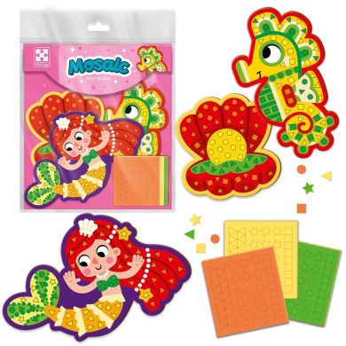 Набір для творчості Vladi Toys м'яка мозаїка Русалонька VT4511-07