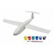 Набор планер метательный J-Color Hawk 600 мм c комплектом красок JC-30316