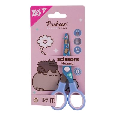 Ножиці Yes Pusheen 13см, з принтом на лезі 480469