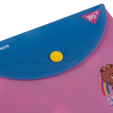Папка-конверт Yes B7 на кнопці Line Friends 492264