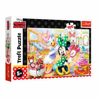 Пазли 100 Mickey&friends Мінні в салоні краси Trefl 16387