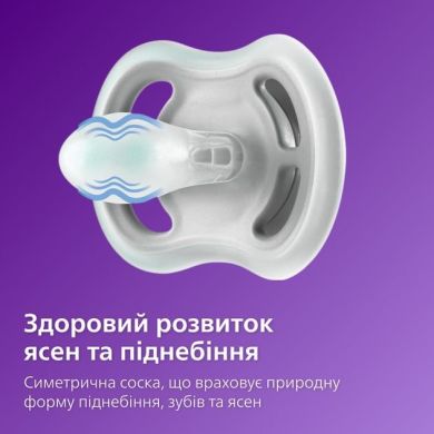 Пустушка Avent Ultra Air 6-18місяців, ортодонтична, 2 шт, для дівчат SCF085/61