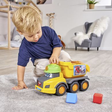 Самоскид АВС Сортер Гаррі, зі звук. та світл. ефект., 30 см, 12 міс.+ DICKIE TOYS 4115008