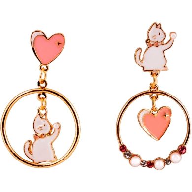 Серьги Lukky Fashion Котики T24633