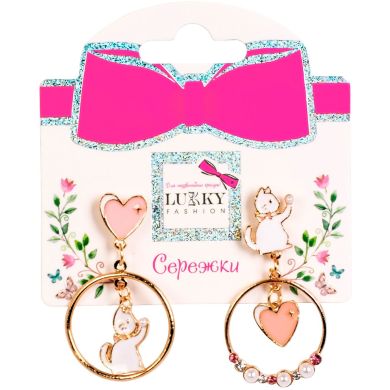 Серьги Lukky Fashion Котики T24633