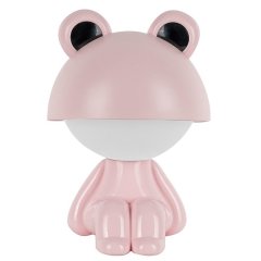 Світильник-нічник LED з акумулятором Cute Froggy, рожевий Kite K25-316-3-2