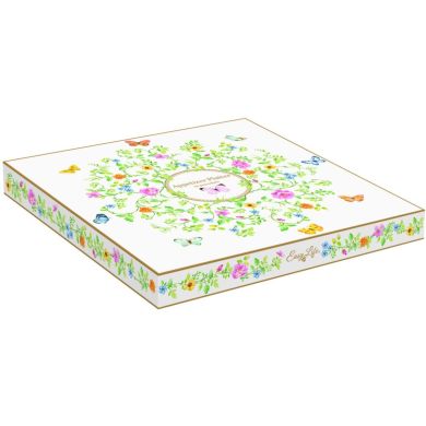 Тарілка для закусок секційна &Oslash;25,5см з порц.DANCING BUTTERFLIES POZZI MILANO 3135DANB, 25