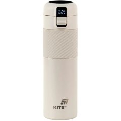 Термос з термодатчиком 450 мл, бежевий Kite K25-1227-1