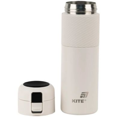 Термос с термодатчиком 450 мл, бежевый Kite K25-1227-1