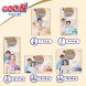 Трусики-підгузки японські GOO.N Premium Soft для дітей 12-17 кг (розмір 5(XL), унісекс, 36 шт) Goo.N Premium Soft 863229, XL