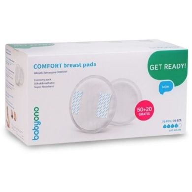 Вкладки лактаційні COMFORT (70шт. уп.) Babyono 296
