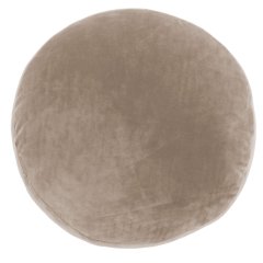 Декоративна подушка MARSHMALLOW d 40 см, h 6 см, сірокоричний Tiseco 3420TAUPE