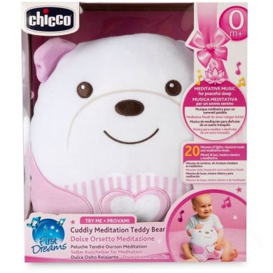 Іграшка м'яка музична Заспокійливе ведмежа (рожева) Chicco 12266.10