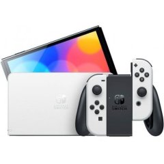 Игровая консоль Nintendo Switch OLED (белая) 045496453435