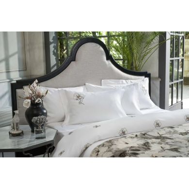 Комплект постіль LARISA WHITE-GRAPHITE, евророзмір PEPPERHOME LARISA 0148, евророзмір