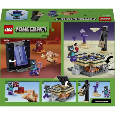 Конструктор LEGO Minecraft Подорож до Нижнього світу та Порталу до Краю 21584