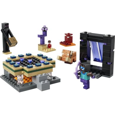 Конструктор LEGO Minecraft Подорож до Нижнього світу та Порталу до Краю 21584