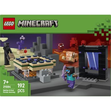 Конструктор LEGO Minecraft Подорож до Нижнього світу та Порталу до Краю 21584