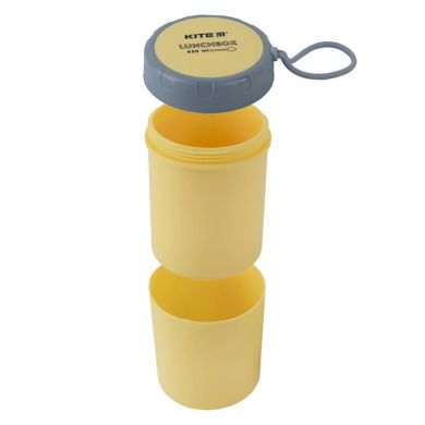 Ланчбокс круглий 450 мл, жовтий K23-187-1, Жовтий