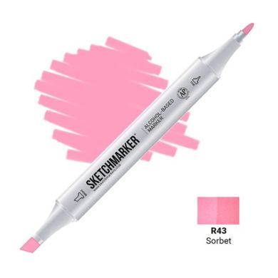 Маркер спиртовой двухсторонний Sketchmarker Sorbet SM-R043