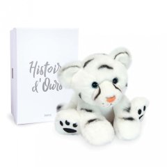 Мягкая игрушка DouDou Белый Тигренок 18 см HO3053
