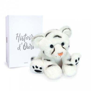 Мягкая игрушка DouDou Белый Тигренок 18 см HO3053