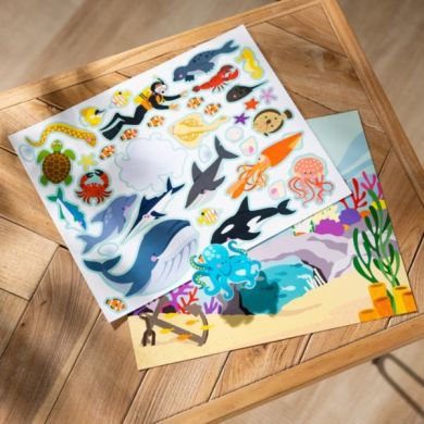 Набор многоразовых наклейок Среда обитания животных Melissa & Doug SM93209/6836