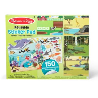 Набор многоразовых наклейок Среда обитания животных Melissa & Doug SM93209/6836