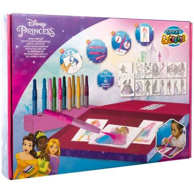 Набор Disney Princess Спрей-ручки с трафаретами Делюкс DP22368