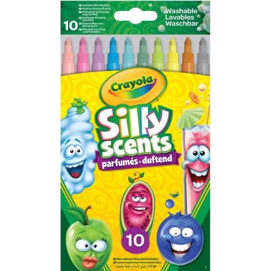 Набір фломастерів, тонка лінія (washable) з ароматом, 10 шт Crayola 58-5071G