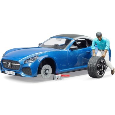 Набор игрушечный автомобиль Roadster Bruder с фигуркой Bruder 03481