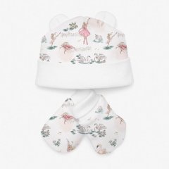 Набір шапка та рукавиці My Little Pie 1/3 місяців (56-62) Melody SET010
