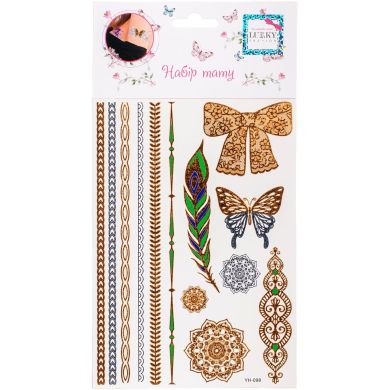 Набор татуировки Lukky Fashion Светящиеся украшения T25628