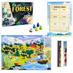 Настільна гра Strateg Trip Forest бродилка українською мовою 30553