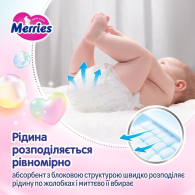 Підгузники для новонароджених -5кг / 76 шт (SJ) 4901301418975, S
